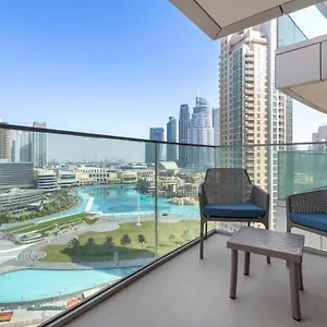 Welhome - Luxury Facing Burj Khalifa With Terrace , دبي الإمارات العربية المتحدة